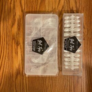 gel tips for gel extentions. Not the  typical fake acrylics.